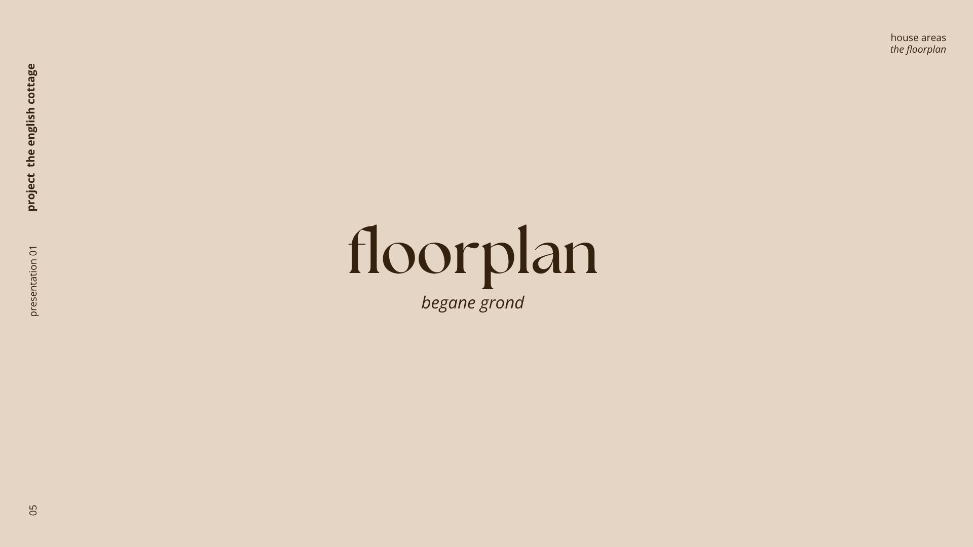 Floorplan titel