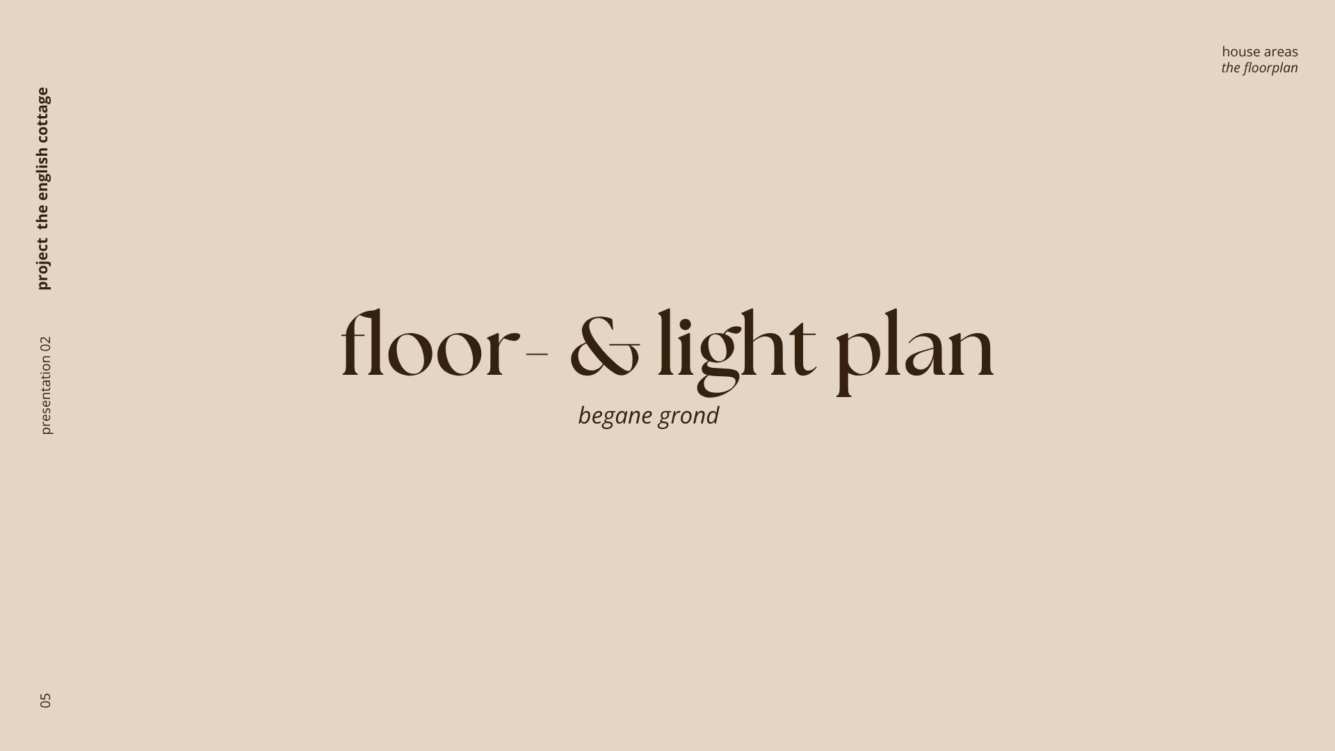 Floor plan titel BG